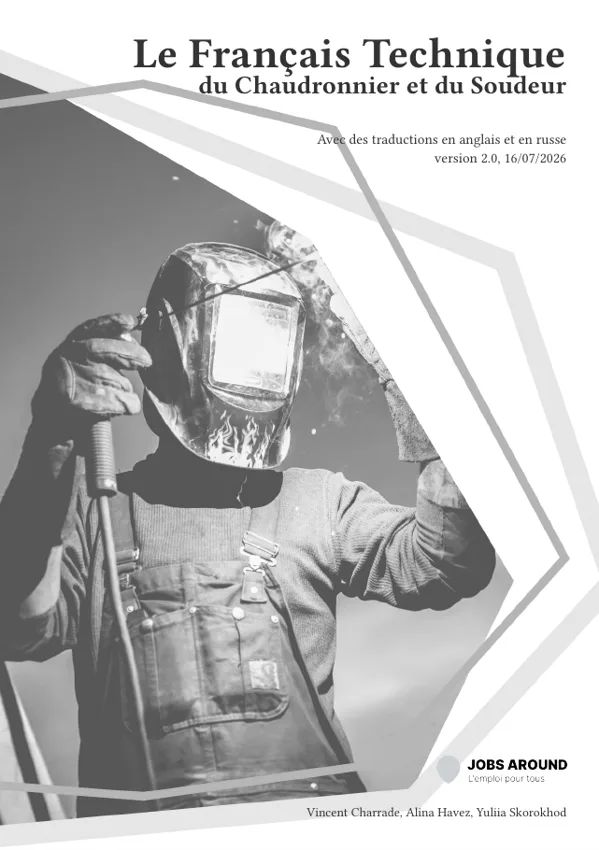 Cover of the Jobs Around booklet "Technical French for boilermakers and welders"